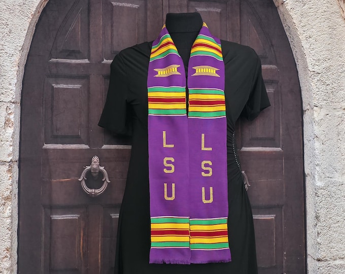 LSU Graduation Kente Stoles