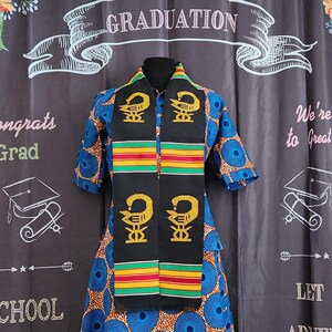 Traditional Kente Stole- Sankofa Bird