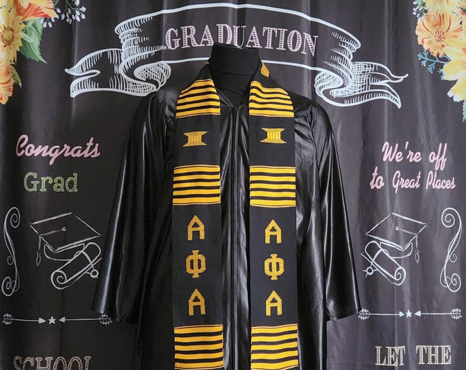 Alpha Phi Alpha Kente Stoles