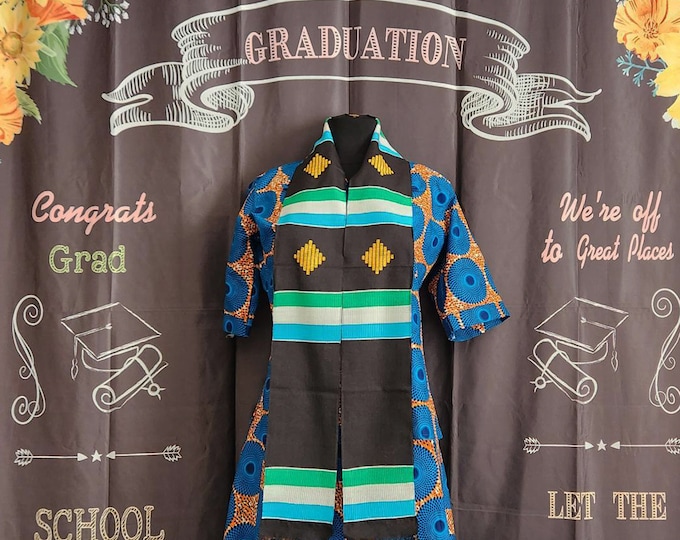 Blank Sierra Leone Design Kente Stoles