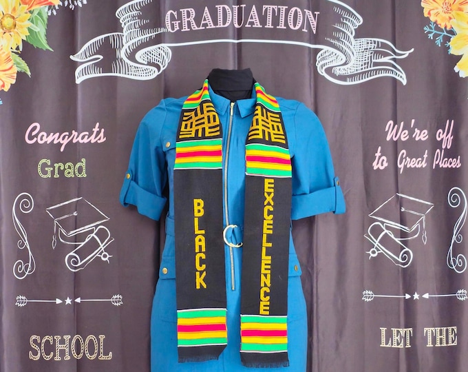 Black Excellence Kente Stole