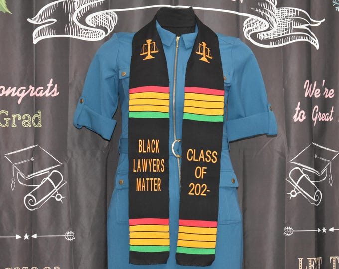 Black Lawyers Matter Class of 2026 Kente Stole