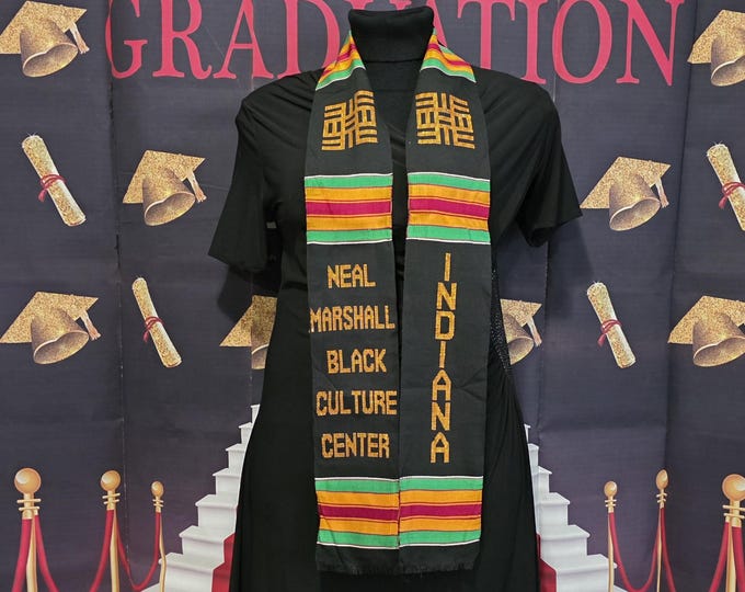 Neal Marshall Black Culture Center Kente Stoles