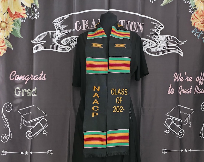 NAACP CLASS OF 2026 Black Kente Stoles