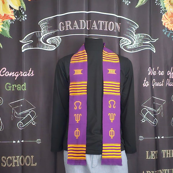 Omega Psi Phi Kente Stoles