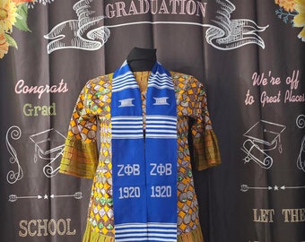 Zeta Phi Beta 1920  ZOB 1920 Kente Stoles