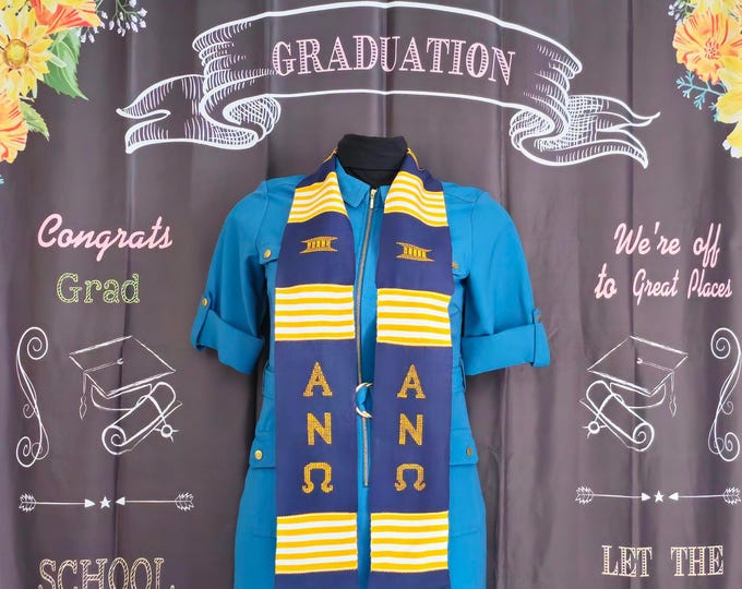 Alpha Nu Omega  Kente Stoles
