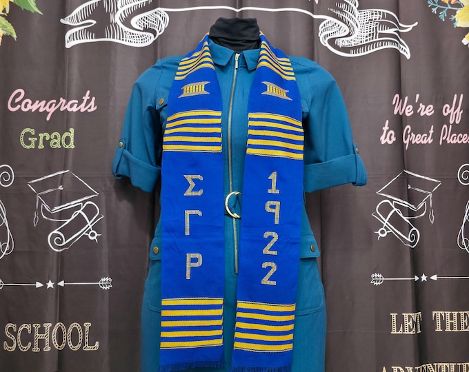 Sigma Gamma Rho 1922 Kente Stoles