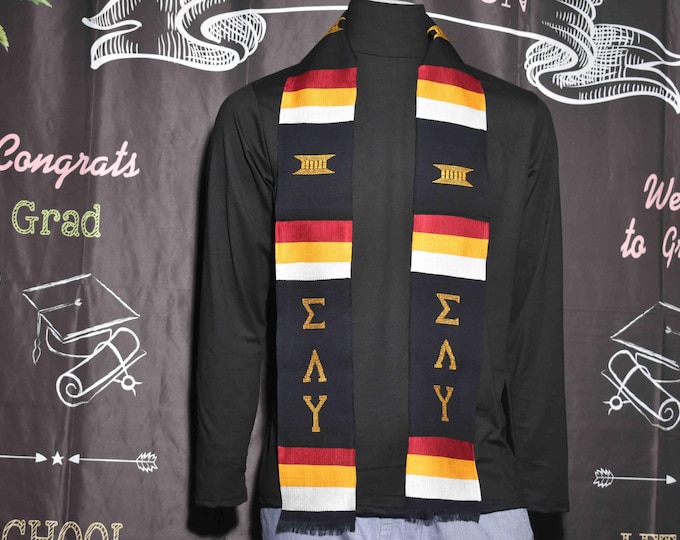 Sigma Lambda Upsilon Kente Stole