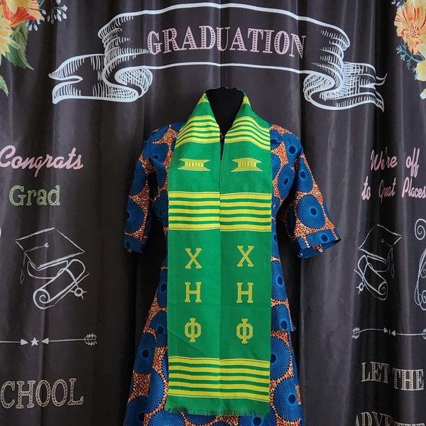 Chi Eta Phi Sorority Kente Stoles