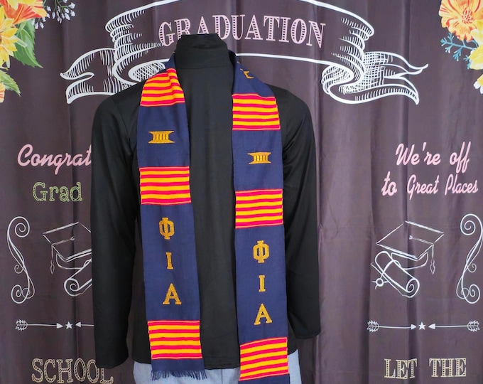 Phi Iota Alpha ΦΙΑ  Kente Stoles