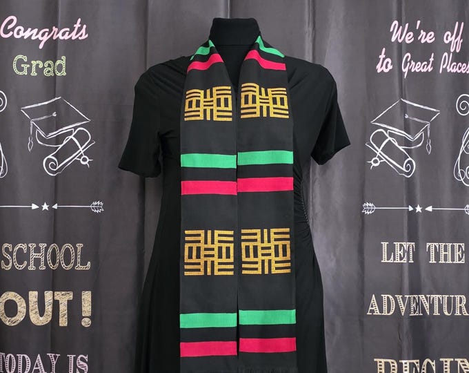Knowledge Pan African Kente Stole