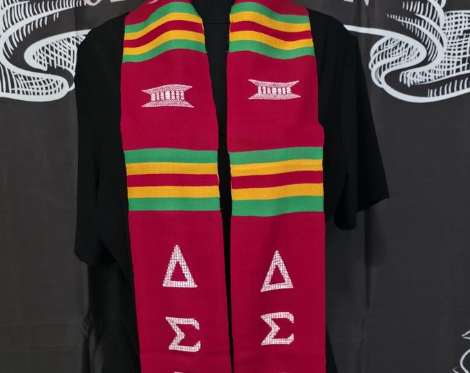 Delta Sigma Theta Kente Stoles. African Colors
