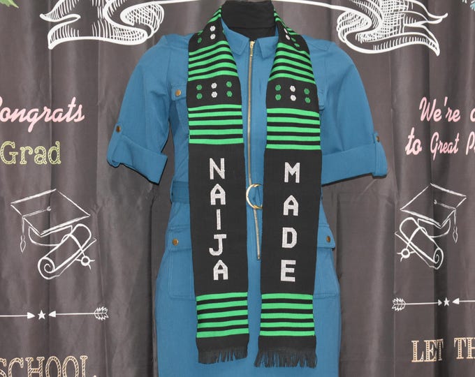 NAIJA MADE Graduation Kente Stoles