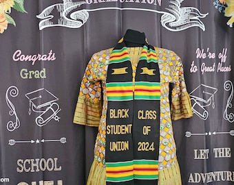 Black Student Union Class of 2024 Kente Stoles