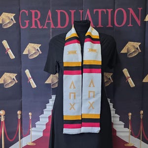 Lambda Pi Chi Kente Stoles