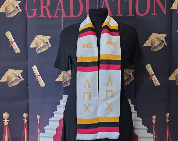 Lambda Pi Chi Kente Stoles