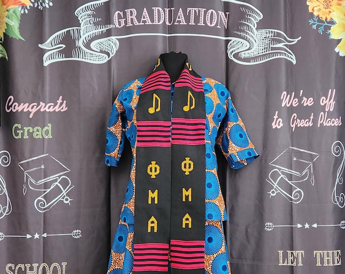 Phi Mu Alpha Kente Stoles