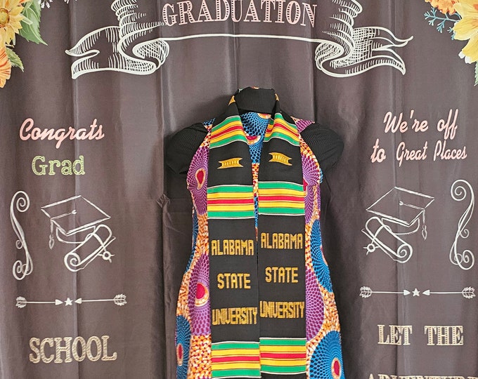 Alabama State University Kente Stoles
