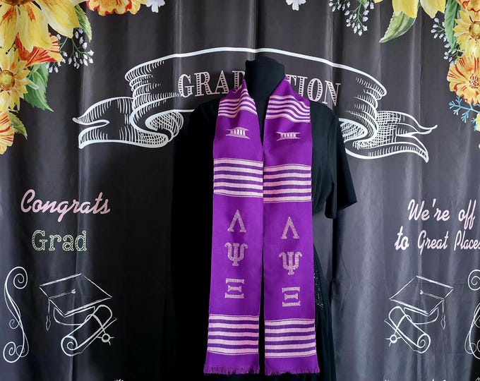 Lambda Psi Xi Kente Stoles