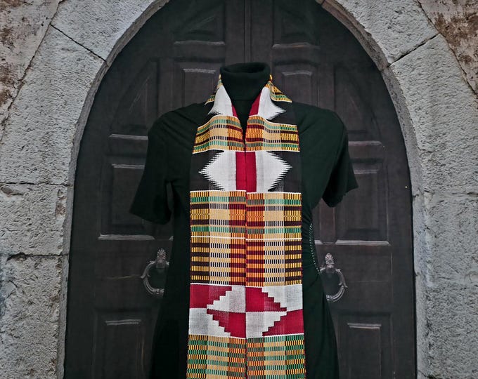 Double Weave Rising Sun Kente Stoles