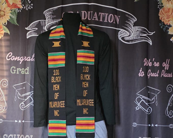 100 Black Men Kente Stoles- Custom Order