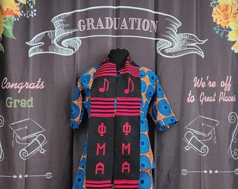 Phi Mu Alpha Kente Stoles