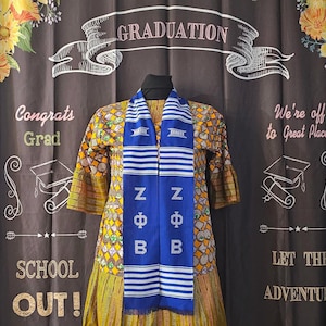 Zeta Phi Beta Kente Stoles