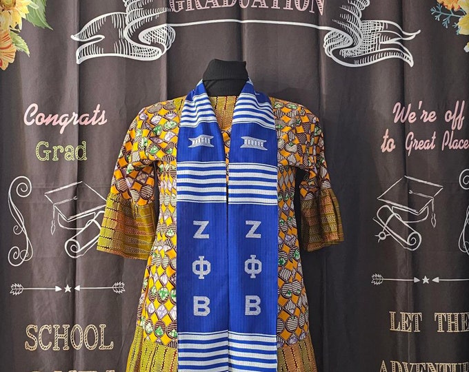Zeta Phi Beta Kente Stoles