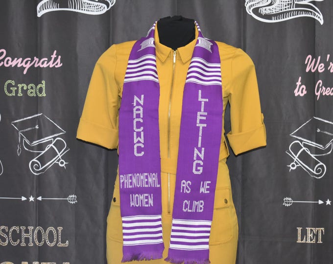 NACWC Phenomenal Women Kente Stoles