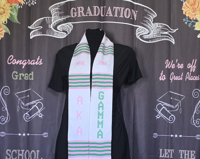 Alpha Kappa Alpha GAMMA  Kente Stoles