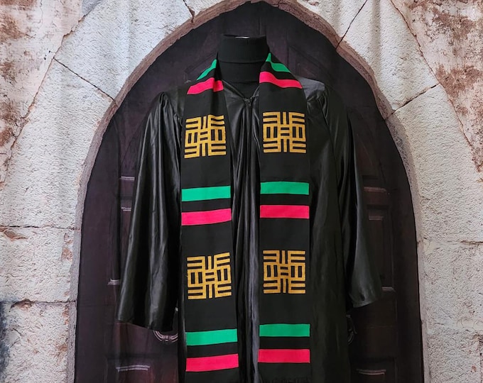 Pan African Colors Kente Stole