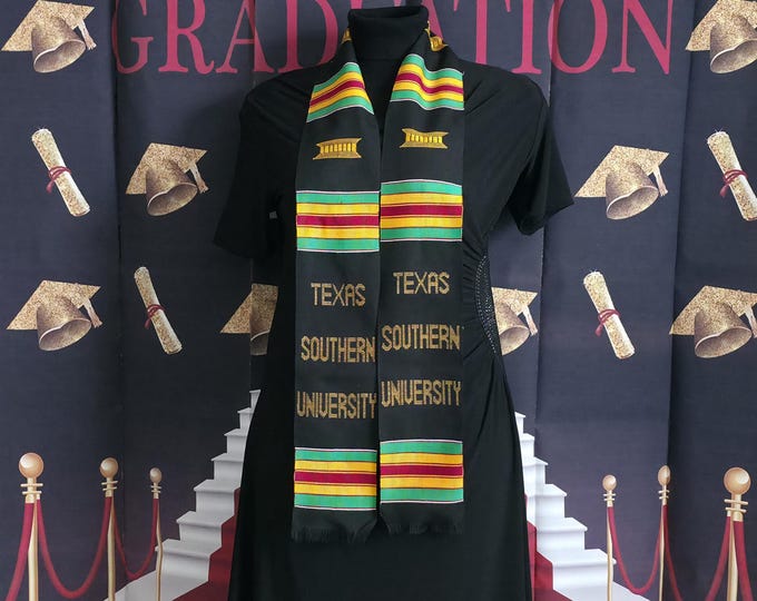 Texas Southern University Kente Stoles