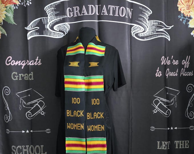 100 Black Women Kente Stoles