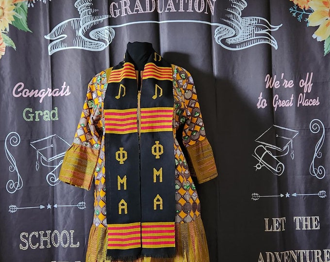 Phi Mu Alpha Kente Stoles