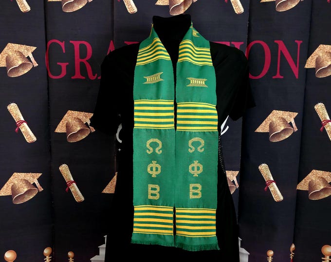 Omega Phi Beta Kente Stoles