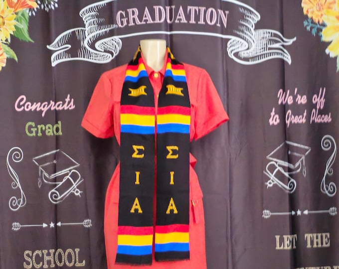 Sigma Iota Alpha Kente Stoles