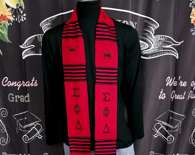 Sigma Phi Delta Kente Stoles