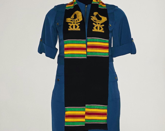 Custom Black Student Union 2026 Sankofa  Kente Stoles