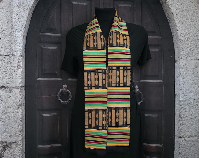 Heritage Black Kente Stole
