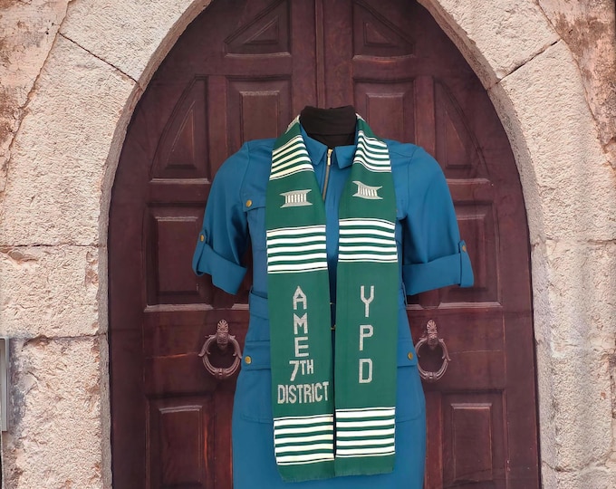 YPD AME 7TH DISTRICT Kente Stoles