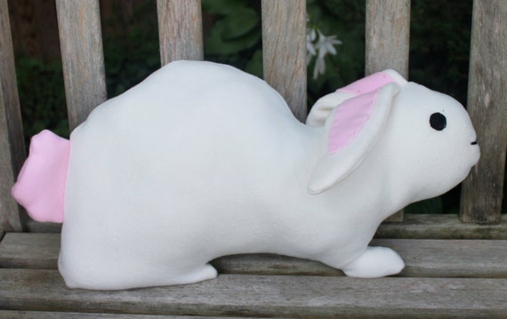 large bunny stuffed animal