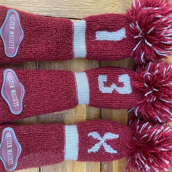 Pom Pom Head Covers Etsy