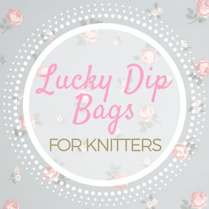 LUCKY DIP bag containing stitch markers for Knitters - BIG discount! Lucky bag, lucky dip box, lucky dip pack, lucky box, random