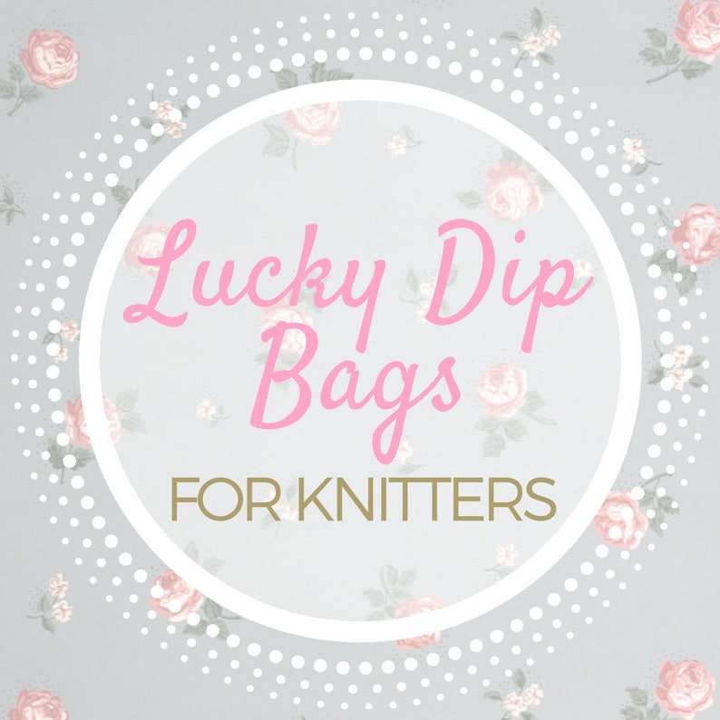 LUCKY DIP bag containing stitch markers for Knitters BIG discount Lucky bag, lucky dip box, lucky dip pack, lucky box, random image 1