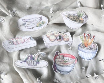 Mermaid Omakase Vinyl Stickers