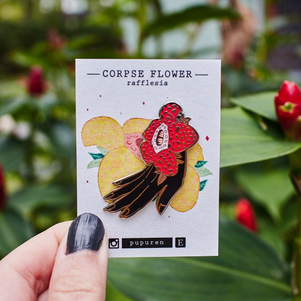 Hands & Florals: Corpse Flower Pin