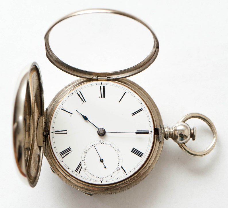 Civil War American Waltham Pocket Watch Model 1857 William Etsy