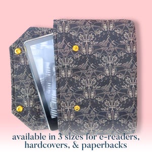 Protective padded book sleeve with secure double snap closure. Kindle Sleeve, Book Sleeve, Paperwhite, Oasis, Colorsoft case, EReader