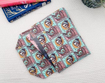 Envelope Book Sleeve with Secure Snap Closure BookSleeve Full cover High End Custom Gift BookTok Floral Designer Protective Romantasy Tarot